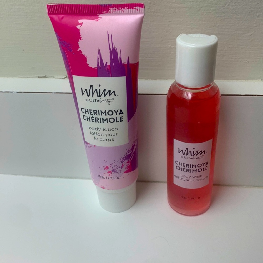whim by ulta beauty body lotion and body wash duo